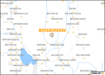 map of Ban San Pa Sak