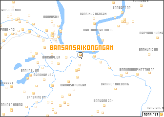 map of Ban San Sai Kong Ngam