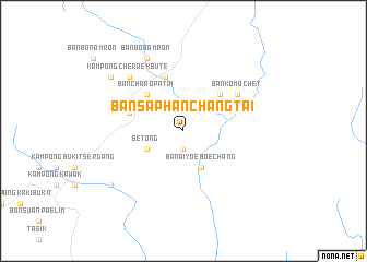 map of Ban Saphan Chang Tai