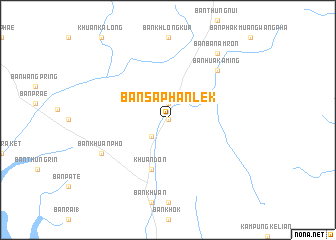 map of Ban Saphan Lek