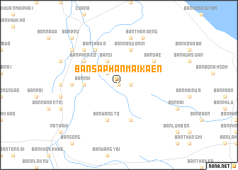 map of Ban Saphan Mai Kaen