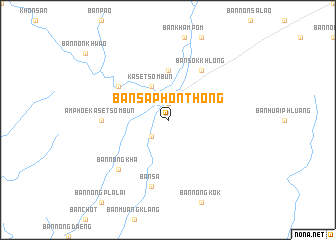 map of Ban Sa Phon Thong
