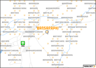 map of Ban Saraphi