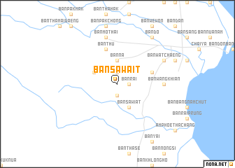 map of Ban Sawait