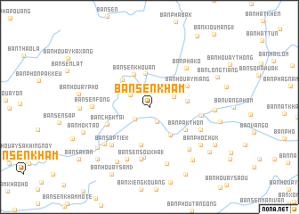 map of Ban Sènkham