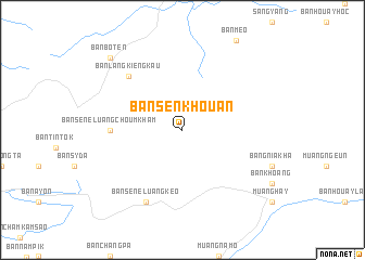 map of Ban Sènkhouan