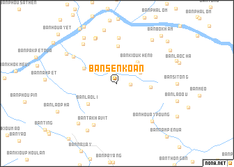 map of Ban Sènkoan