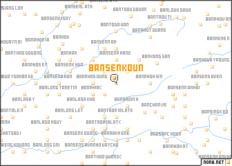 map of Ban Sèn Koun