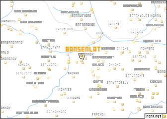 map of Ban Sènlat