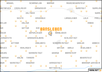 map of Bansleben