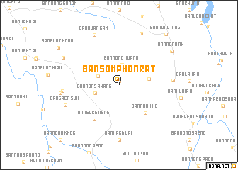 map of Ban Somphon Rat