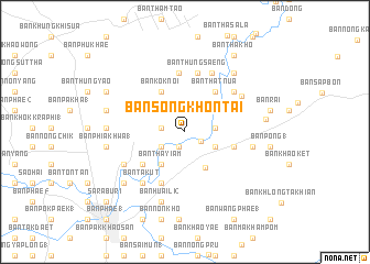 map of Ban Song Khon Tai