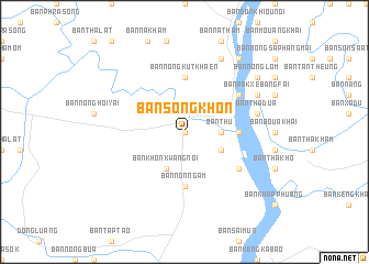 map of Ban Song Khon