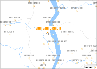 map of Ban Song Khon