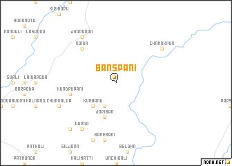 map of Bānspāni