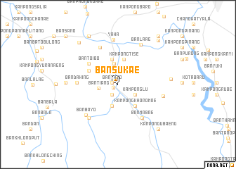 map of Ban Su Kae
