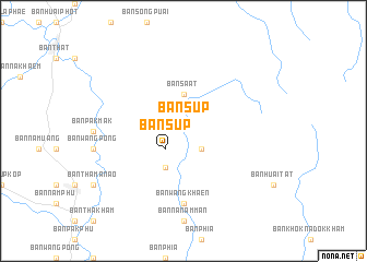 map of Ban Sup