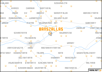 map of Bánszállás