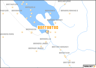 map of Ban Tab Tao