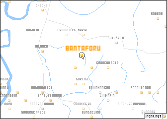 map of Bantã Foru