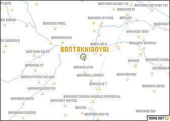 map of Ban Takhian Yai