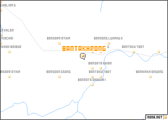 map of Ban Takhrong