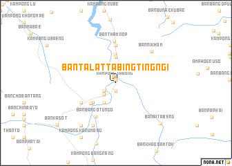 map of Ban Talat Ta Bing Ting Ngi