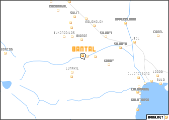 map of Bantal