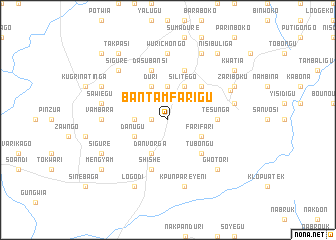 map of Bantamfarigu