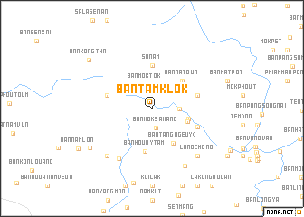 map of Ban Tamklôk