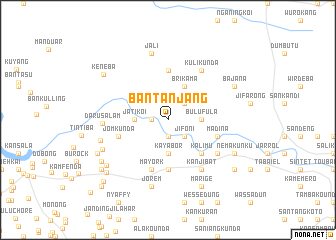 map of Bantanjang