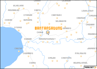 map of Bantargadung