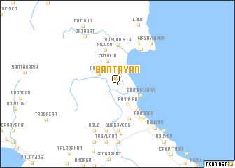 map of Bantayan