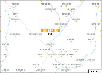 map of Bản Tchan