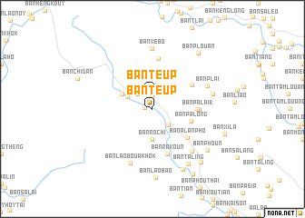 map of Ban Teup