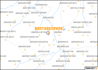 map of Ban Thaen Phra