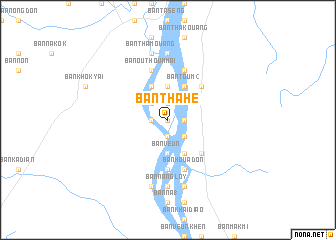 map of Ban Thahè