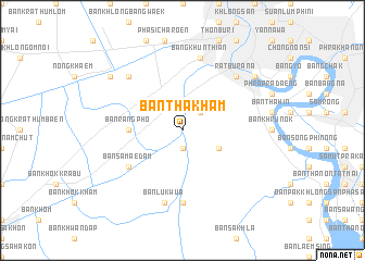 map of Ban Tha Kham