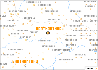 map of Ban Thamthao