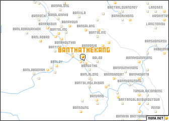 map of Ban Thathèkang