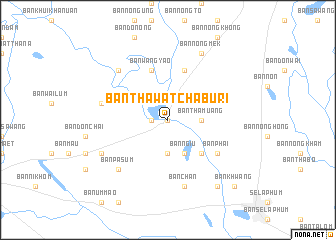 map of Ban Thawatchaburi