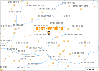 map of Ban Thènngiou