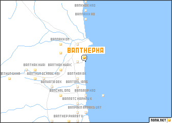 map of Ban Thepha