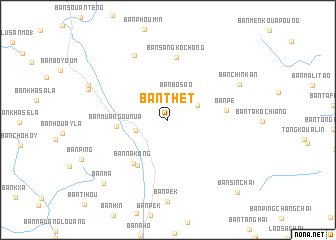 map of Ban Thét