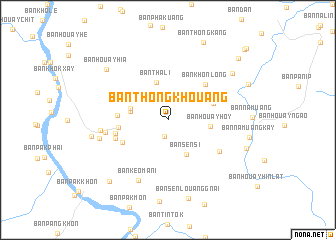 map of Ban Thongkhouang