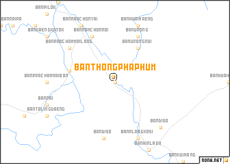 map of Ban Thong Pha Phum