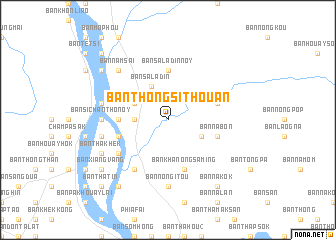 map of Ban Thôngsithouan