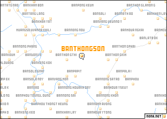 map of Ban Thôngson