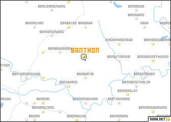 map of Ban Thon