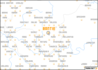 map of Bản Tie